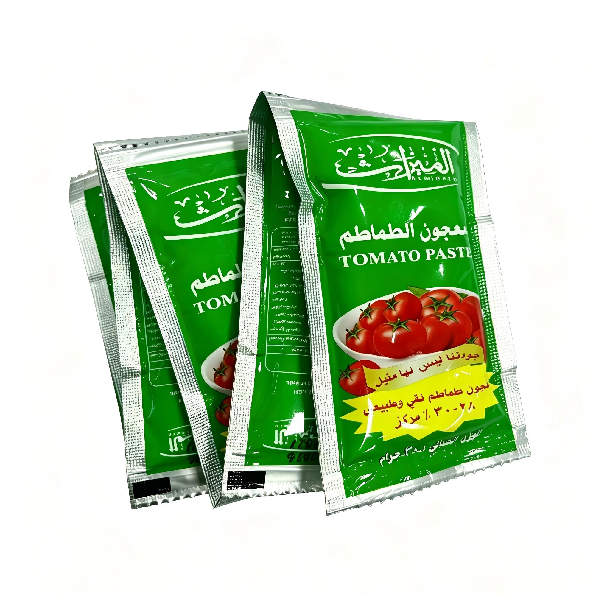 Pasta Tomat Sachet | Kemasan Kantong Label Pribadi OEM/ODM