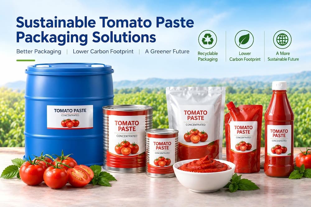 Panduan Pengemasan Pasta Tomat Berkelanjutan: Bag-in-Box, Karton Berbasis Kertas, dan Sumber Bahan Baku Rendah Karbon